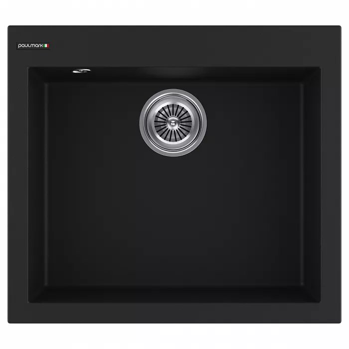 Кухонная мойка DEFINI 56 из искусственного камня — black