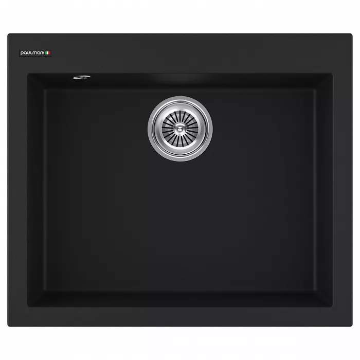 Кухонная мойка DEFINI 60 из искусственного камня — black