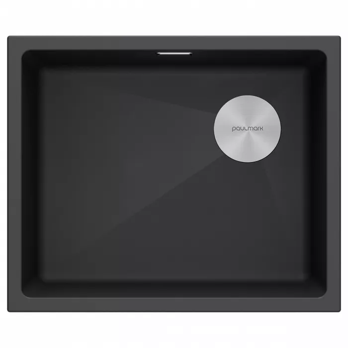 Кухонная мойка LUMI 55 UNI-SKEW из искусственного гранита — антрацит