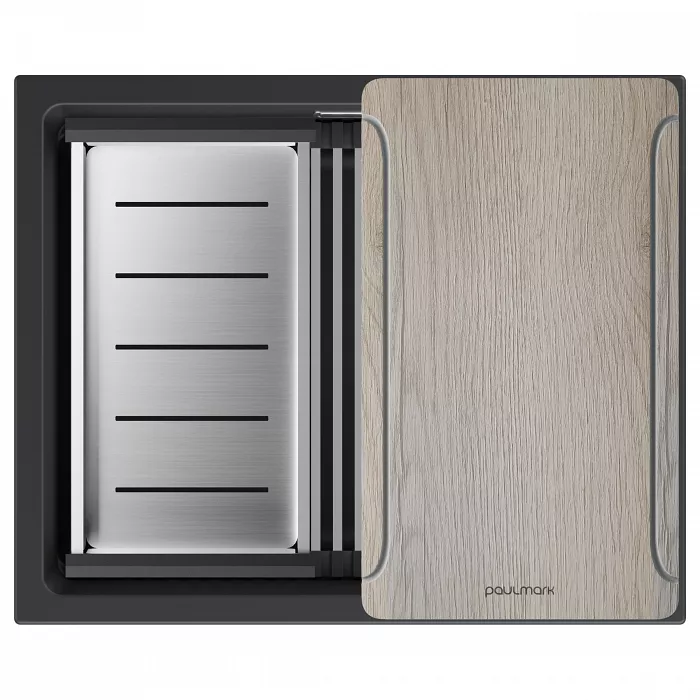 Кухонная мойка LUMI-MULTI SINK 55 UNI — антрацит