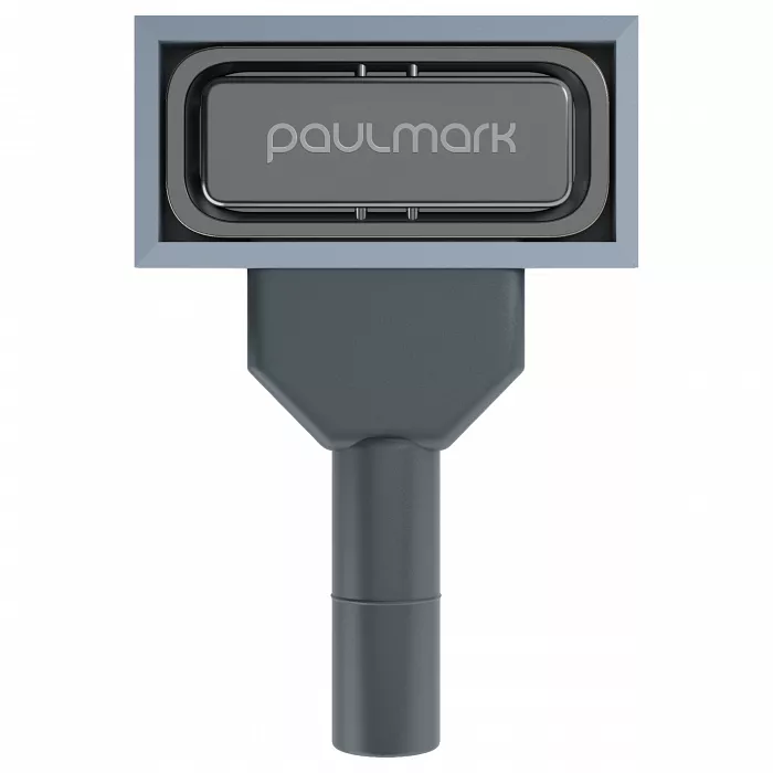 Овальный перелив с логотипом Paulmark PM24 — вороненая сталь