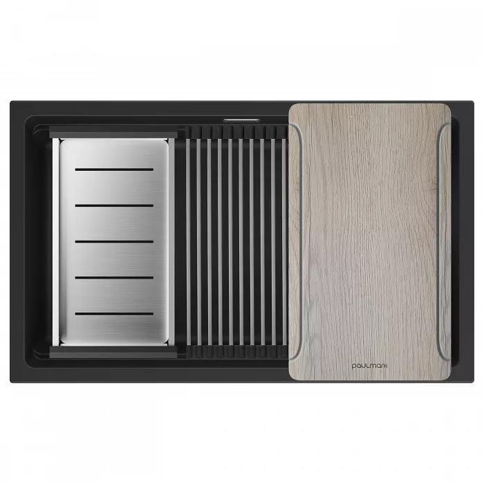 Кухонная мойка LUMI-MULTI SINK 74 UNI — антрацит